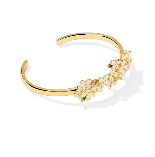 Golden Osmanthus Blooming Bangle