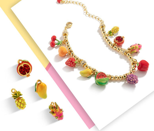 Fruit Fiesta Charm Bracelet