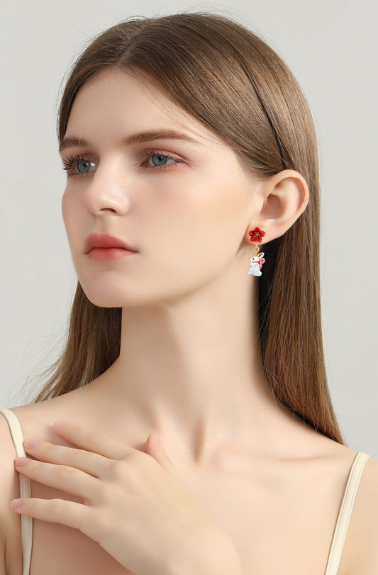 Sakura Bunny Sway Earrings