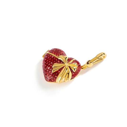 Ribbon Heart Promise Pendant