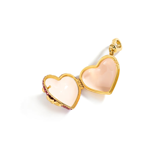 Ribbon Heart Promise Pendant