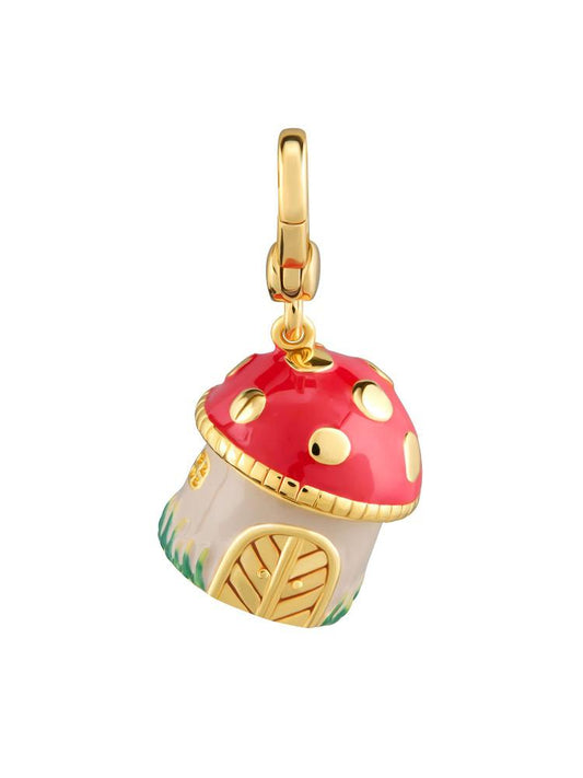 Squirrel Mushroom Hearth Pendant