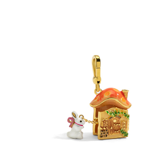 Mushroom Cottage Wonder Pendant