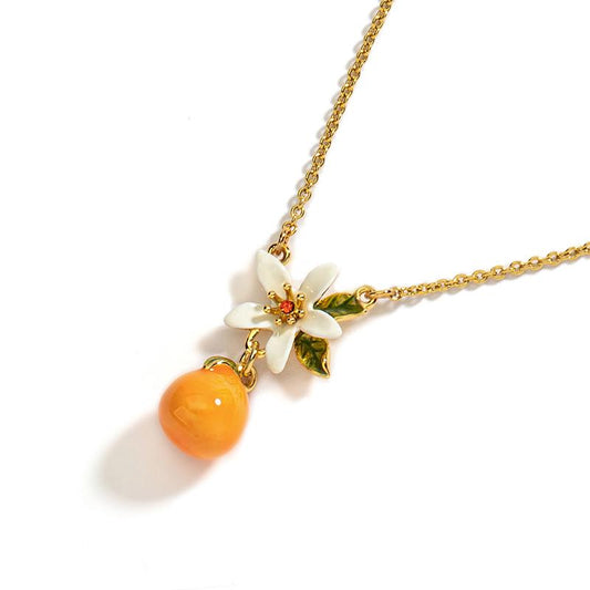 Mandarin Blossom Serenity Necklace