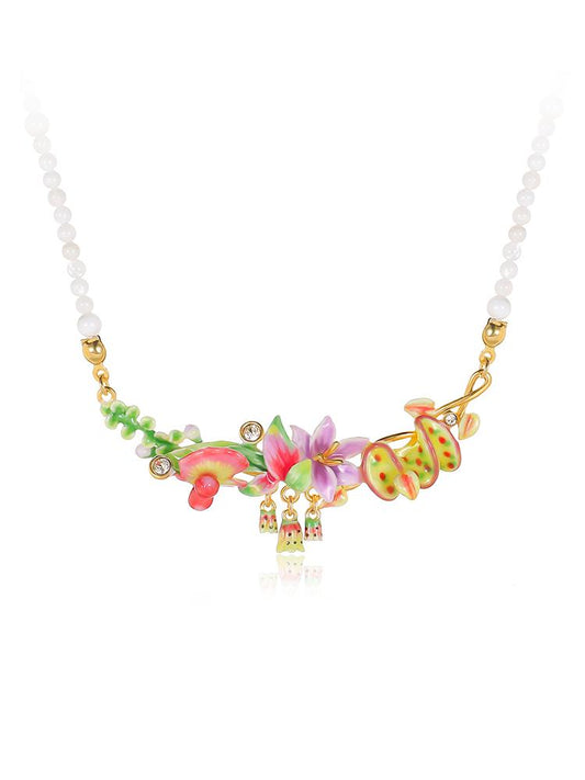 Tropical Rain Forest Misty Necklace