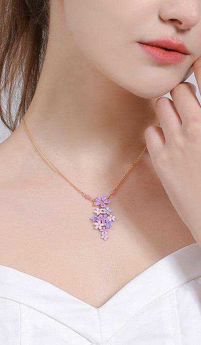 忘れな草ブルームスペルネックレス