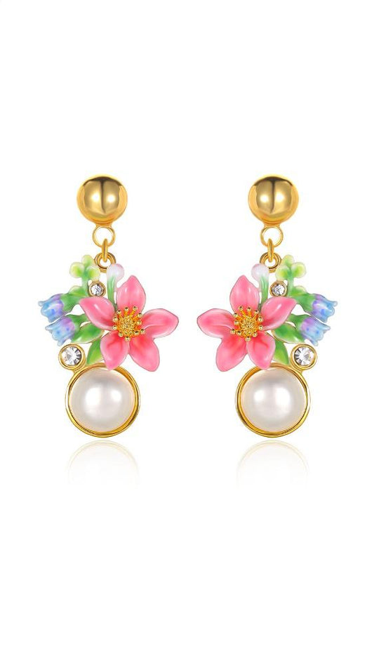 Tropical Rain Forest Glistening Earrings