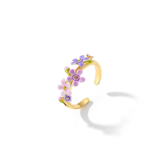 Forget-Me-Not Eternal Bloom Adjustable Ring