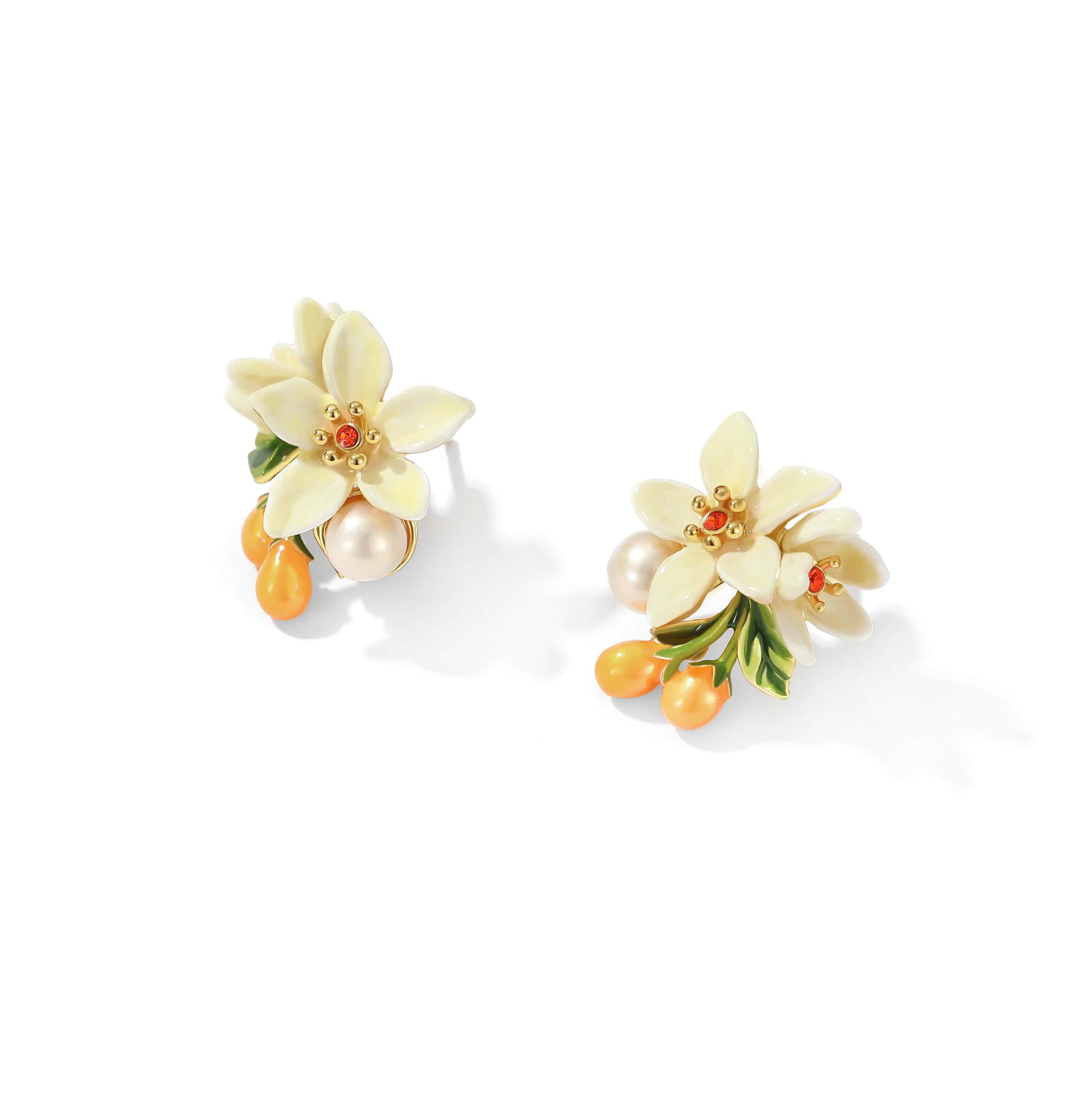 Sweet Forest Series Zesty Kumquat Earrings