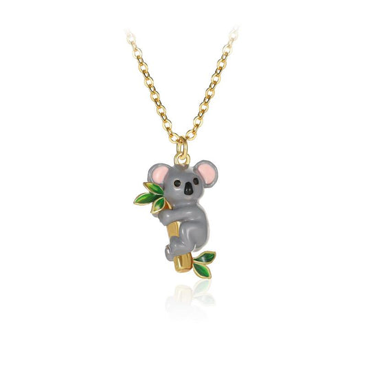 Forest Koala Dewdrop Necklace