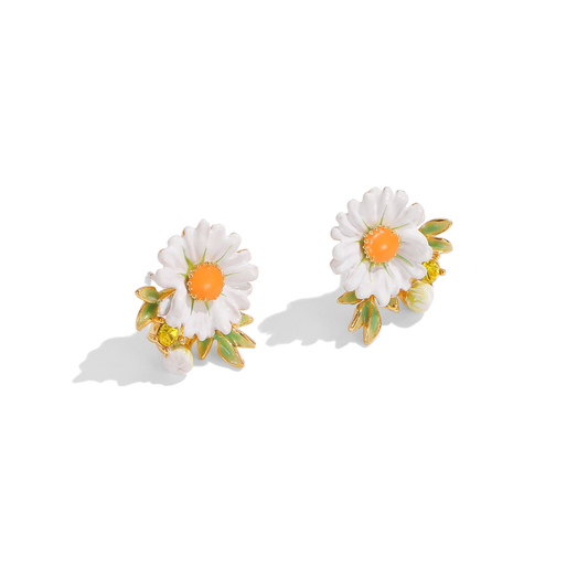 Alice's Garden Series Simple & Elegant Daisy Earrings
