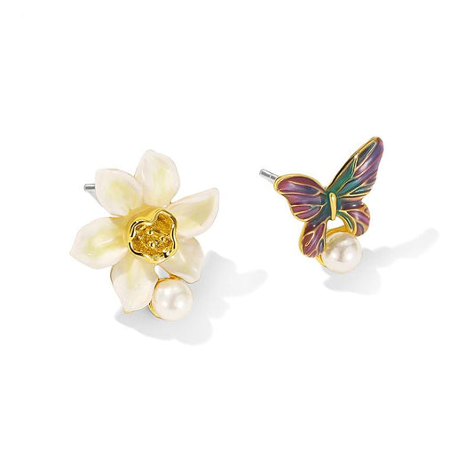 Daffodil Fantaisie Pearl Earrings