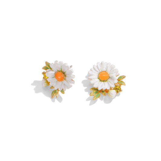 Alice's Garden Series Simple & Elegant Daisy Earrings