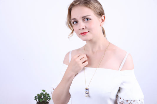 Quiet Sip Teacup Necklace