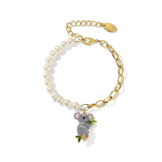 Koala Pearl Duo Bracelet