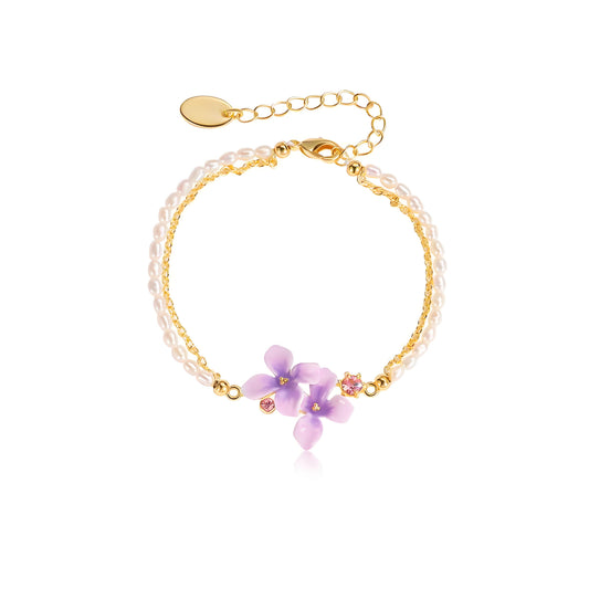 Lilac Blossom Bracelet