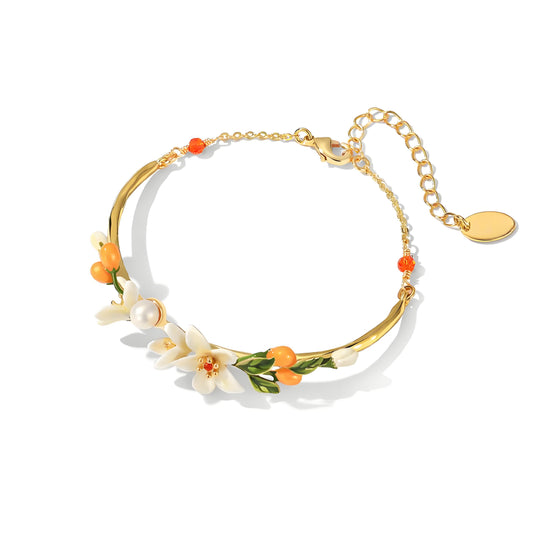 Mandarin Blossom Radiance Bangle