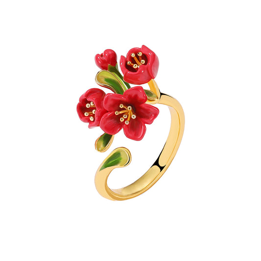 Sakura Rouge Petal Ring