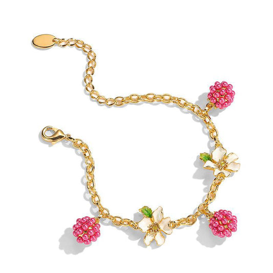 Sweet Berries Blossom Cascade Bracelet