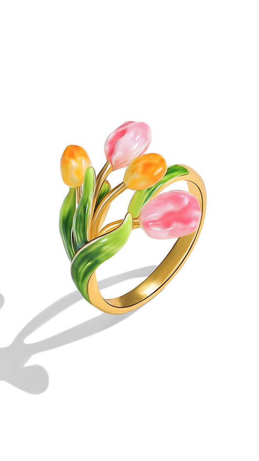Tulip Etoile Blossom Ring