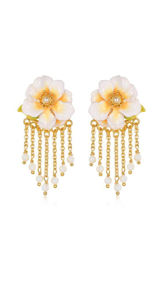 Jasmine Symphony Petal Earrings