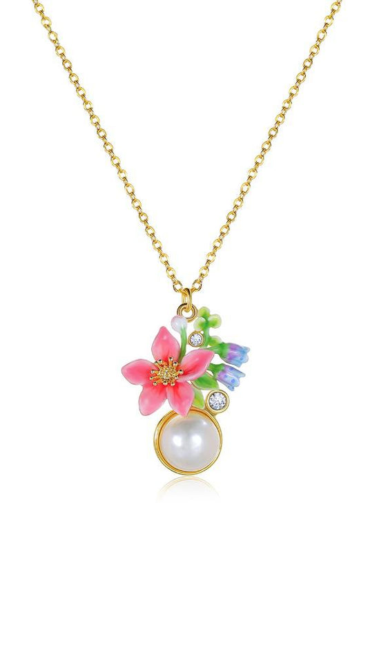 Tropical Rain Forest Opaline Necklace