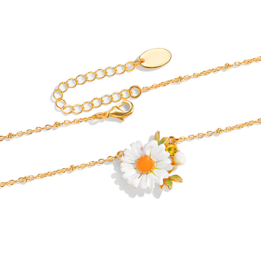 Daisy Breeze Charm Necklace