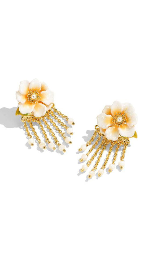 Jasmine Symphony Petal Earrings