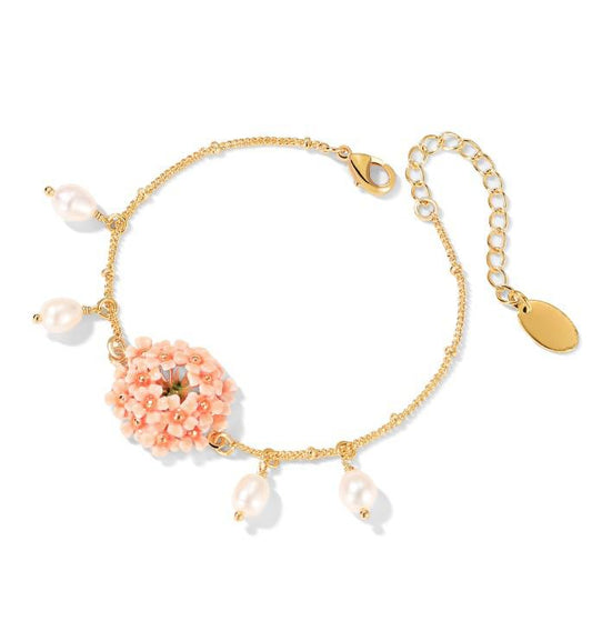 Cherry Blossom Charm Bracelet