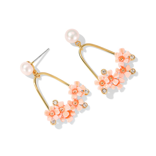 Cherry Blossom Arch Earrings