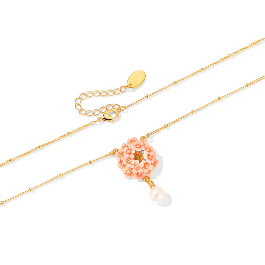 Cherry Blossom Pearl Necklace