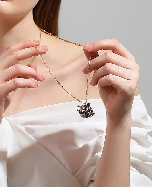 Tea Tale Mini Teapot Necklace