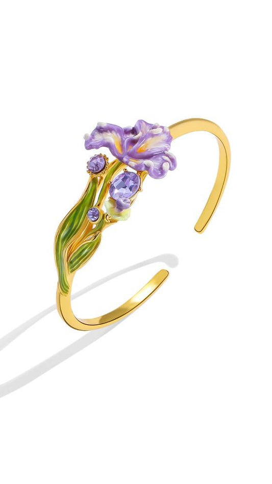Iris Whisper Garden Bangle