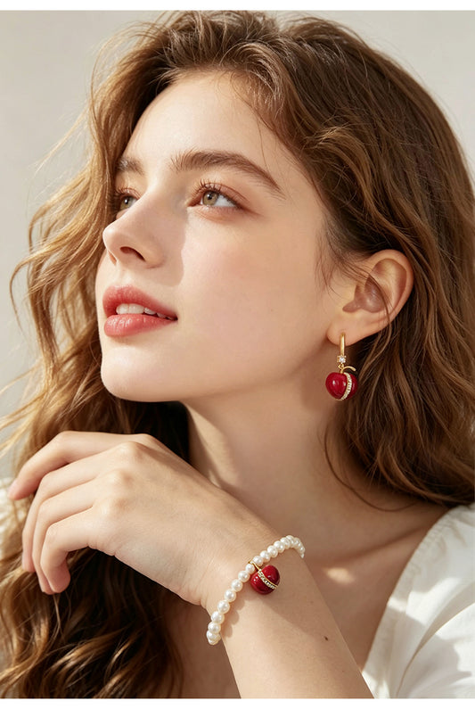 Aestiva Cherry Charm Bracelet