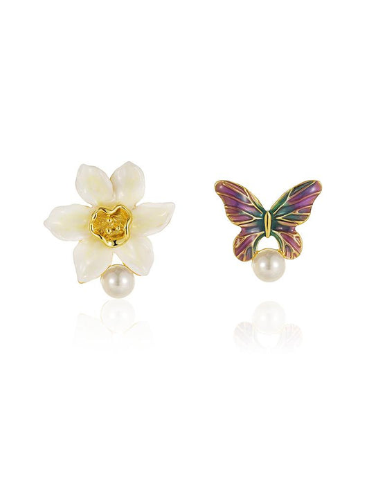 Daffodil Fantaisie Pearl Earrings