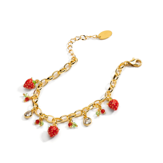 Strawberry Sweetheart Bracelet