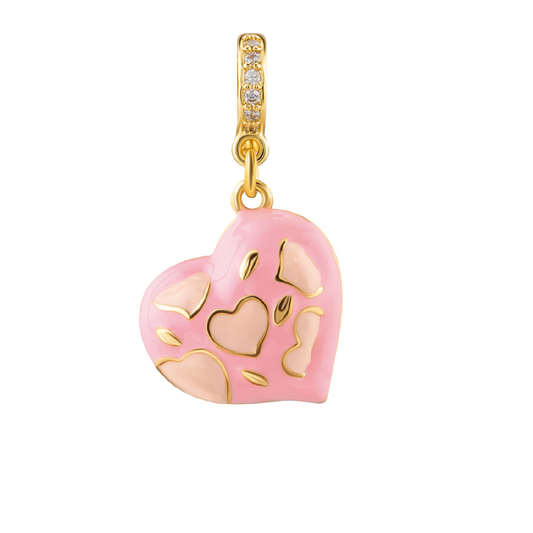 Blush Truffle Heart Pendant