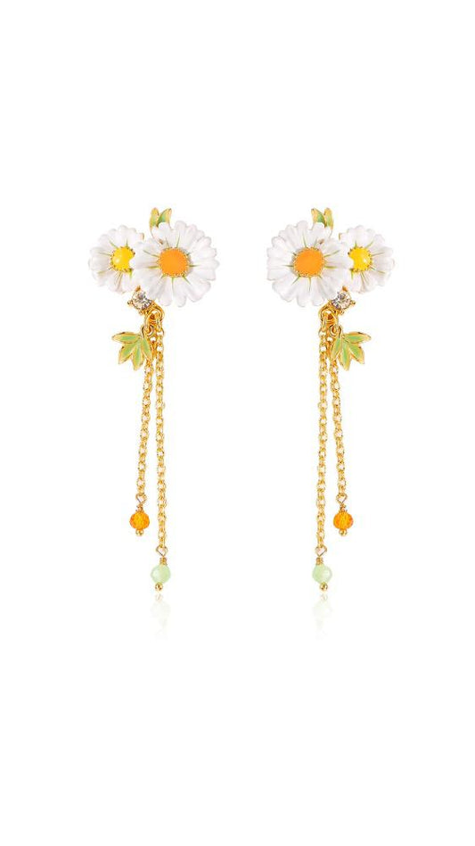 Daisy Breeze Chain Drop Earrings