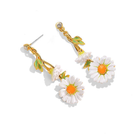 Daisy Breeze Blooming Earrings