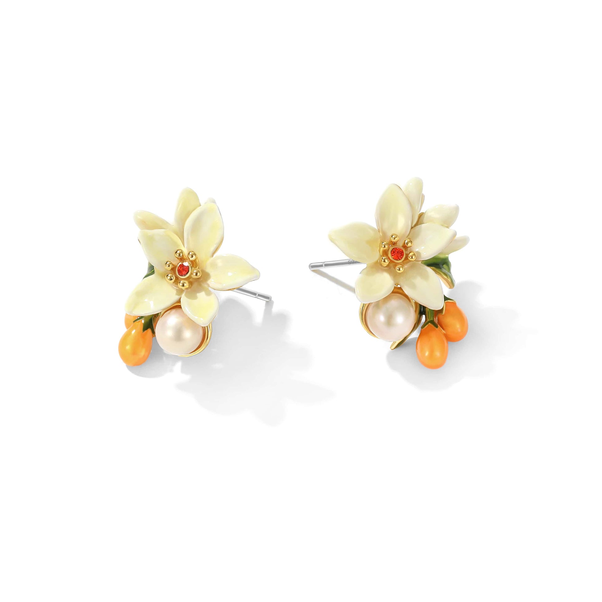 Sweet Forest Series Zesty Kumquat Earrings