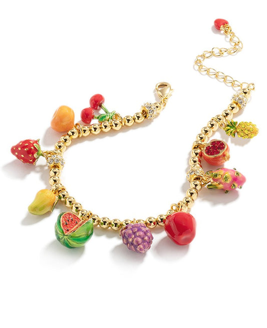 Fruit Fiesta Charm Bracelet