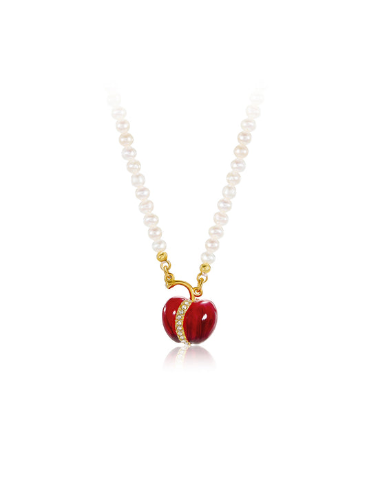 Aestiva Cherry Pendant Necklace