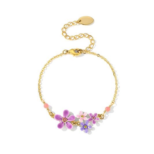 Forget-Me-Not Bloom Bracelet