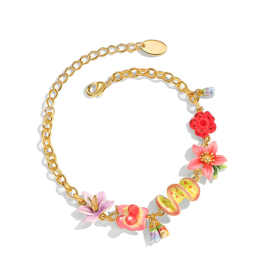 Tropical Rain Forest Interwoven Bracelet