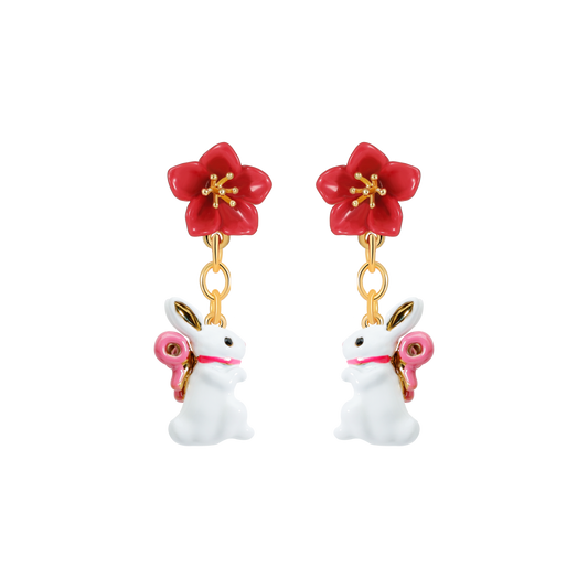 Sakura Bunny Sway Earrings